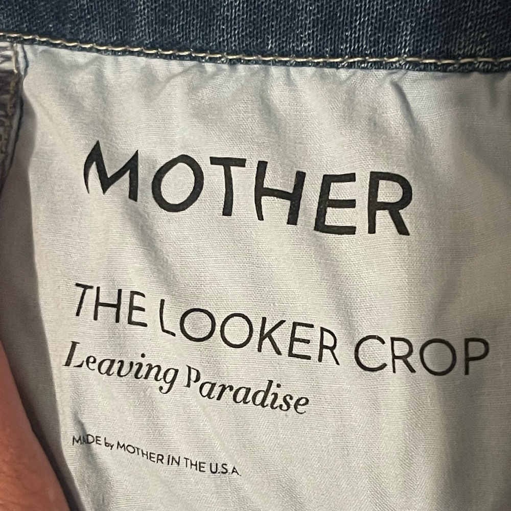 Mother jeans the looker cropped ankle jeans size 27 - Picture 6 of 8